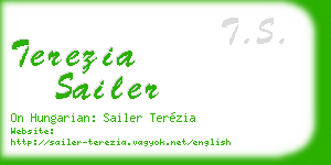 terezia sailer business card