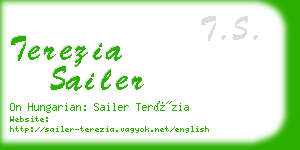 terezia sailer business card